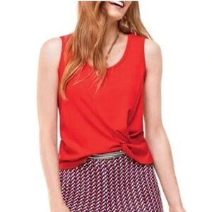Cabi #5757 Knotty Tank‎ Red XS EUC